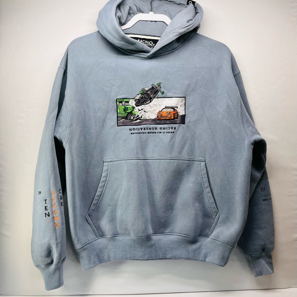 Racing‎ Champion Graphic Hoodie in Blue